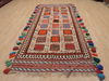 Kilim Red Runner Hand Knotted 41 X 102 Area Rug 100-109463 Thumb 14