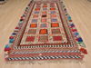 Kilim Red Runner Hand Knotted 41 X 102  Area Rug 100-109463 Thumb 3