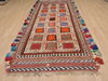 Kilim Red Runner Hand Knotted 41 X 102 Area Rug 100-109463 Thumb 3