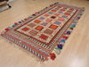 Kilim Red Runner Hand Knotted 41 X 102  Area Rug 100-109463 Thumb 4
