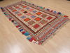 Kilim Red Runner Hand Knotted 41 X 102  Area Rug 100-109463 Thumb 5