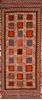 Kilim Red Runner Hand Knotted 41 X 102  Area Rug 100-109463 Thumb 0