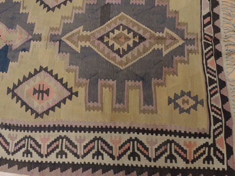 Kilim Brown Runner Flat Woven 46 X 810  Area Rug 100-109465 Image 16