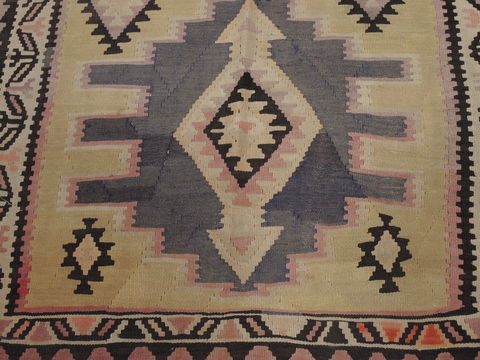 Kilim Brown Runner Flat Woven 46 X 810  Area Rug 100-109465 Image 6