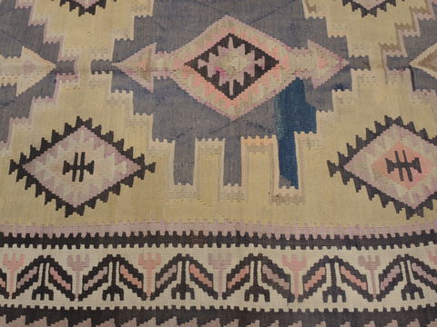 Kilim Brown Runner Flat Woven 46 X 810  Area Rug 100-109465 Image 8