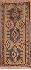 Kilim Brown Runner Flat Woven 46 X 810  Area Rug 100-109465 Thumb 0