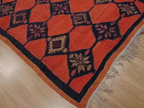Kilim Red Runner Flat Woven 51 X 114 Area Rug 100-109466 Image 12