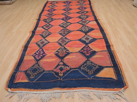 Kilim Red Runner Flat Woven 51 X 114 Area Rug 100-109466 Image 4