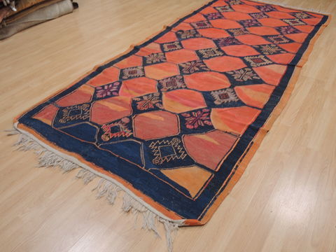 Kilim Red Runner Flat Woven 51 X 114 Area Rug 100-109466 Image 5