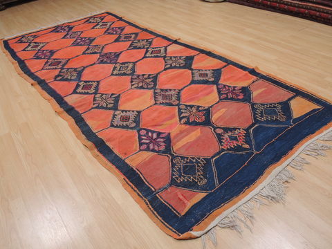 Kilim Red Runner Flat Woven 51 X 114 Area Rug 100-109466 Image 6