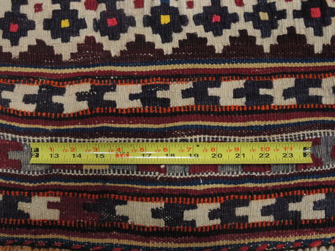 Kilim Red Hand Knotted 51 X 86 Area Rug 100-109467 Image 15
