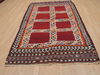 Kilim Red Hand Knotted 51 X 86  Area Rug 100-109467 Thumb 1