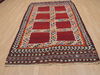 Kilim Red Hand Knotted 51 X 86 Area Rug 100-109467 Thumb 1