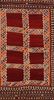 Kilim Red Hand Knotted 51 X 86  Area Rug 100-109467 Thumb 0