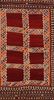 Kilim Red Hand Knotted 51 X 86 Area Rug 100-109467 Thumb 0