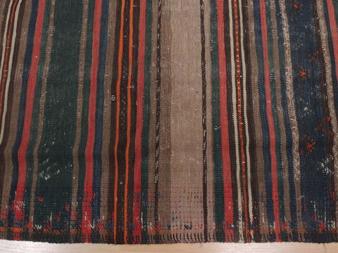 Kilim Red Hand Knotted 42 X 81 Area Rug 100-109470 Image 9