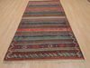 Kilim Red Hand Knotted 42 X 81  Area Rug 100-109470 Thumb 1