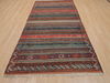 Kilim Red Hand Knotted 42 X 81 Area Rug 100-109470 Thumb 1