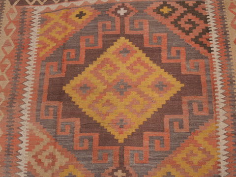 Kilim Orange Flat Woven 68 X 1110 Area Rug 100-109472 Image 11