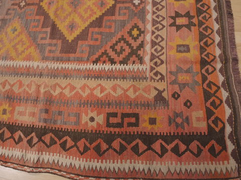Kilim Orange Flat Woven 68 X 1110 Area Rug 100-109472 Image 12