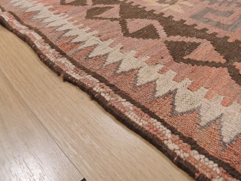 Kilim Orange Flat Woven 68 X 1110 Area Rug 100-109472 Image 14