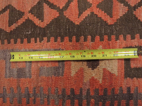 Kilim Orange Flat Woven 68 X 1110 Area Rug 100-109472 Image 16