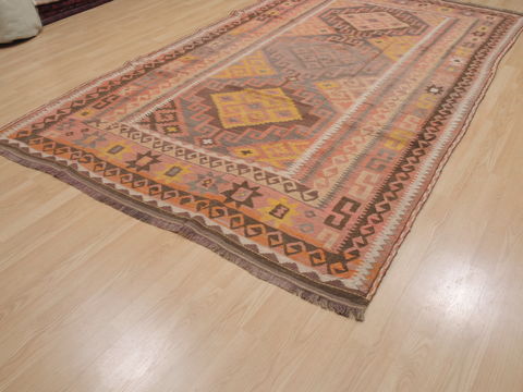 Kilim Orange Flat Woven 68 X 1110 Area Rug 100-109472 Image 2
