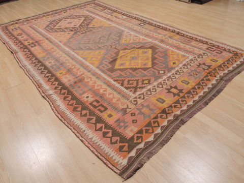 Kilim Orange Flat Woven 68 X 1110 Area Rug 100-109472 Image 3