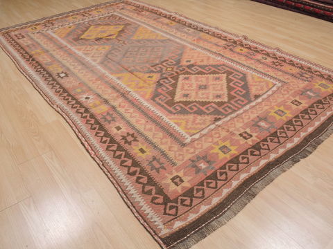 Kilim Orange Flat Woven 68 X 1110 Area Rug 100-109472 Image 5
