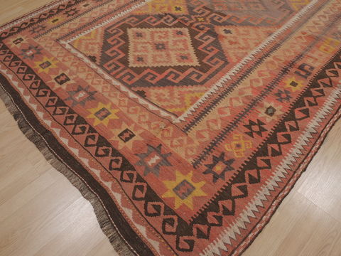Kilim Orange Flat Woven 68 X 1110 Area Rug 100-109472 Image 9