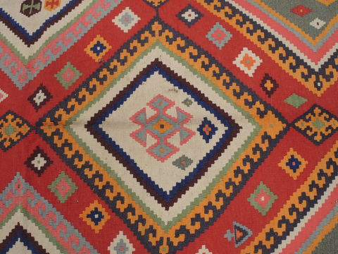 Kilim Red Runner Flat Woven 50 X 98 Area Rug 100-109473 Image 15