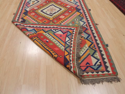 Kilim Red Runner Flat Woven 50 X 98 Area Rug 100-109473 Image 16