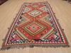 Kilim Red Runner Flat Woven 50 X 98 Area Rug 100-109473 Thumb 1