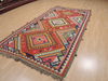 Kilim Red Runner Flat Woven 50 X 98 Area Rug 100-109473 Thumb 2