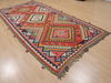 Kilim Red Runner Flat Woven 50 X 98 Area Rug 100-109473 Thumb 3