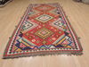 Kilim Red Runner Flat Woven 50 X 98 Area Rug 100-109473 Thumb 4