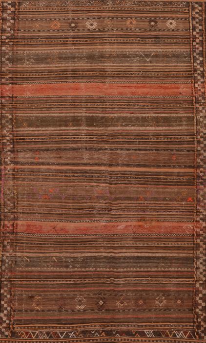 Kilim Red Flat Woven 48 X 83 Area Rug 100-109474 Image 0
