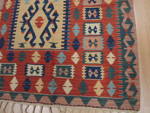 Kilim Red Flat Woven 40 X 59 Area Rug 100-109476 Image 6