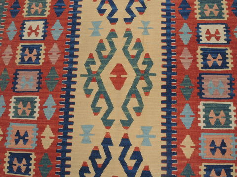 Kilim Red Flat Woven 40 X 59 Area Rug 100-109476 Image 7