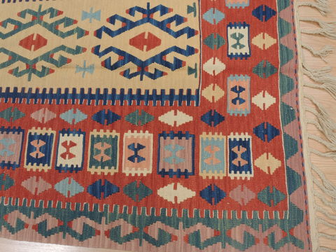 Kilim Red Flat Woven 40 X 59 Area Rug 100-109476 Image 8