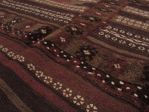 Kilim Brown Square Hand Knotted 38 X 44 Area Rug 100-109478 Image 10