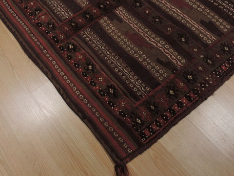Kilim Brown Square Hand Knotted 38 X 44 Area Rug 100-109478 Image 12