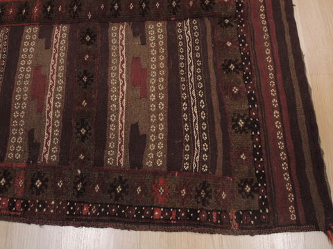 Kilim Brown Square Hand Knotted 38 X 44 Area Rug 100-109478 Image 6