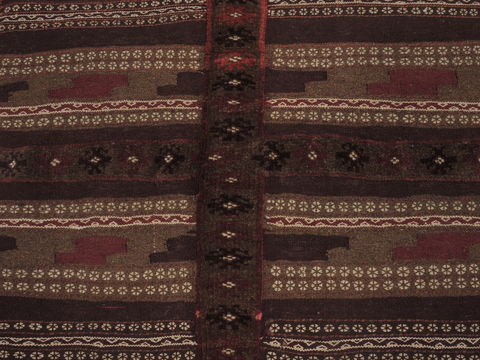 Kilim Brown Square Hand Knotted 38 X 44 Area Rug 100-109478 Image 7