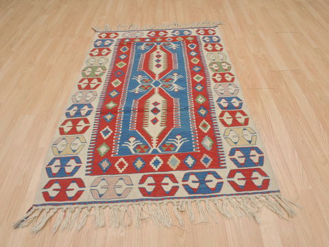 Kilim Red Flat Woven 36 X 52 Area Rug 100-109480 Image 4