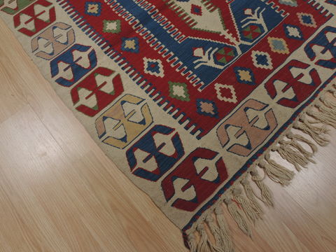 Kilim Red Flat Woven 36 X 52 Area Rug 100-109480 Image 8