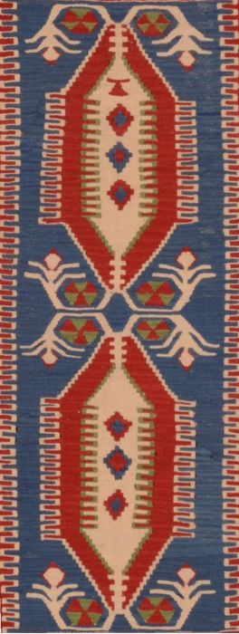 Kilim Red Flat Woven 36 X 52 Area Rug 100-109480 Image 0