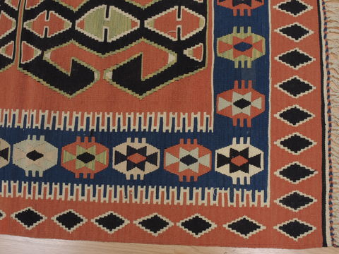 Kilim Red Flat Woven 39 X 52 Area Rug 100-109482 Image 16