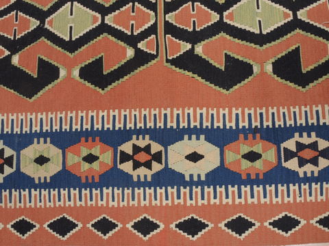 Kilim Red Flat Woven 39 X 52 Area Rug 100-109482 Image 9