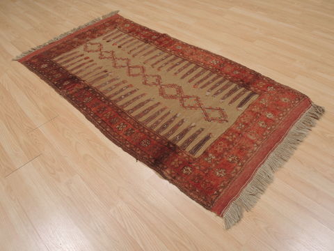 Kilim Brown Flat Woven 30 X 58 Area Rug 100-109488 Image 3